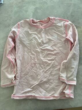 Willit light pink long sleeve rash guard, 5